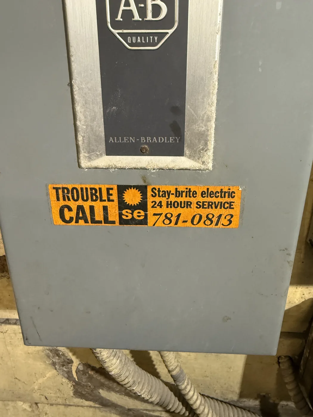 Obsolete disconnect switch found during electrical troubleshooting